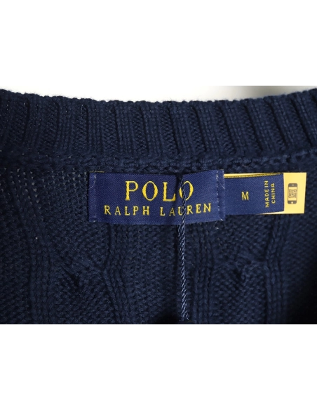 Ralph Lauren Sweatshirt,Sweatshirt,APPAREL with cheap price high quality for Ralph Lauren Classic Womens Cable Knit VNeck Sweate