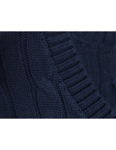 Ralph Lauren Sweatshirt,Sweatshirt,APPAREL with cheap price high quality for Ralph Lauren Classic Womens Cable Knit VNeck Sweate