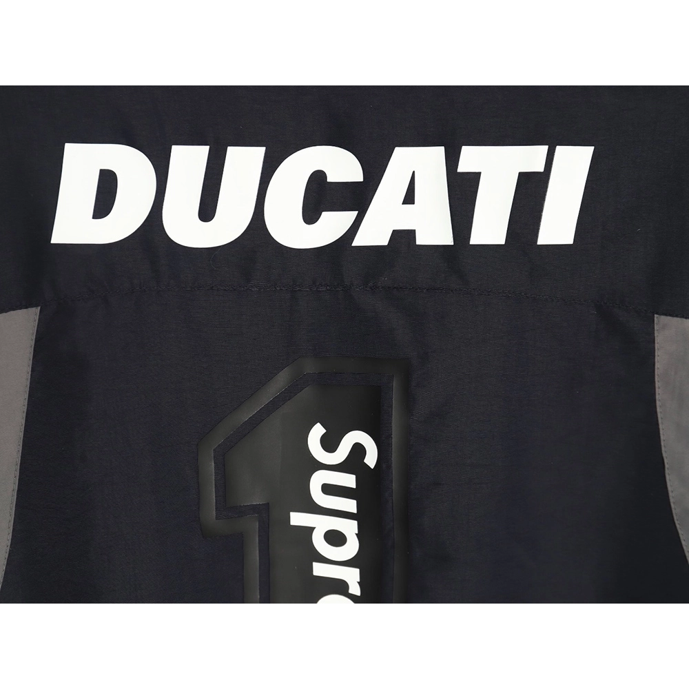 Supreme Ducati cobranded printed contrasting sports jacket,Supreme Jacket,Jacket,APPAREL