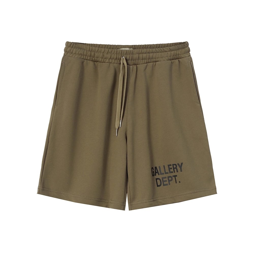 Gallery Dept logo print casual shorts,Gallery Dept,Shorts,APPAREL