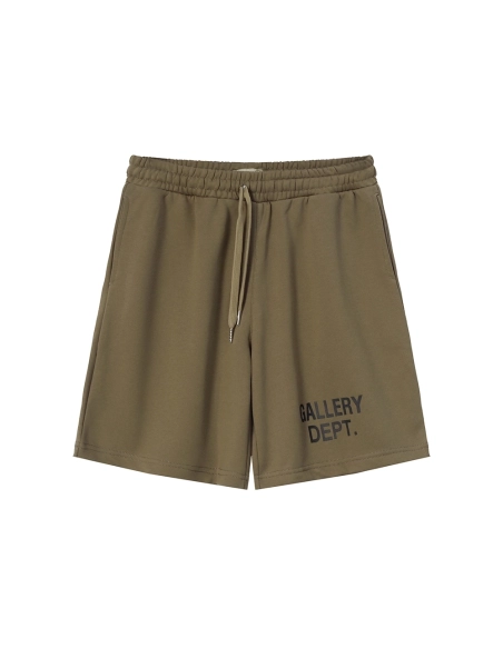 Gallery Dept logo print casual shorts,Gallery Dept,Shorts,APPAREL