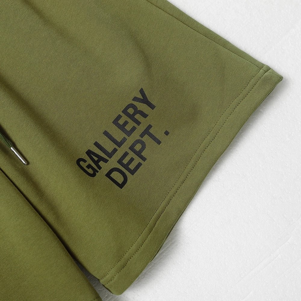 Gallery Dept logo print casual shorts,Gallery Dept,Shorts,APPAREL