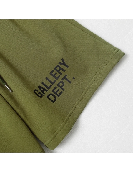 Gallery Dept logo print casual shorts,Gallery Dept,Shorts,APPAREL