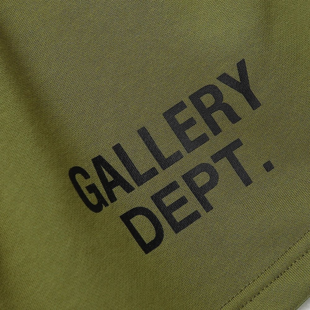 Gallery Dept logo print casual shorts,Gallery Dept,Shorts,APPAREL