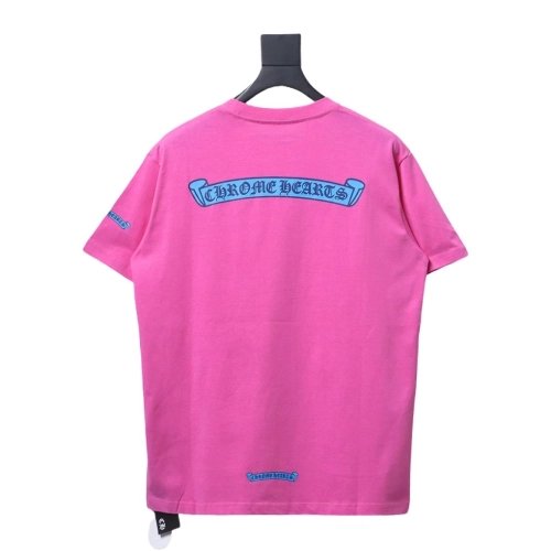 Chrome Hearts scroll banner dopamine color pocket Tshirt,Chrome Hearts T Shirt,Tshirt,APPAREL