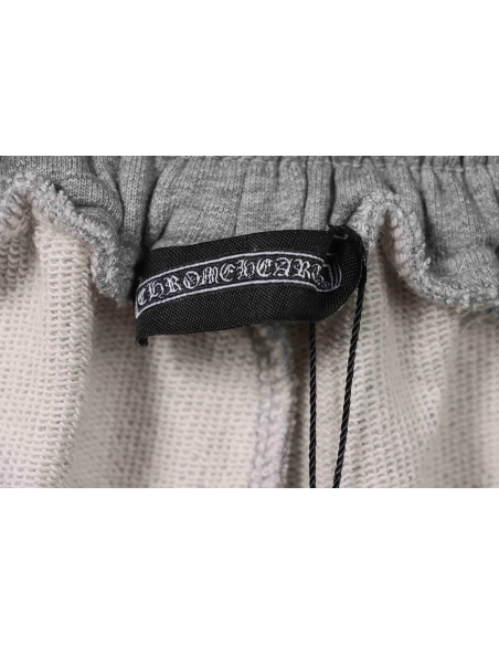 Chrome Hearts Horseshoe Cross Grey Shorts,Chrome Hearts Short,Shorts,APPAREL