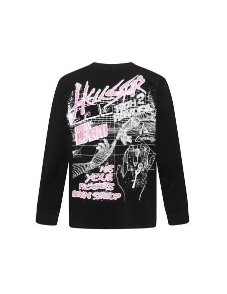 Hell Star Print Long Sleeve Tshirt,Hell Star T shirt,Tshirt,APPAREL