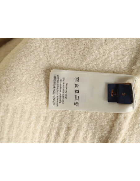 Louis Vuitton monogram intarsia knitted crew neck sweater,Louis Vuitton Sweatshirt,Sweatshirt,APPAREL