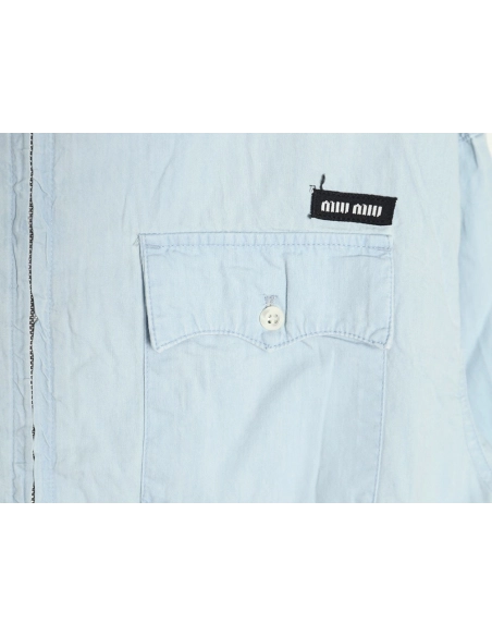 Miu Miu double pocket belted jacket,Miu Miu Jacket,Jacket,APPAREL