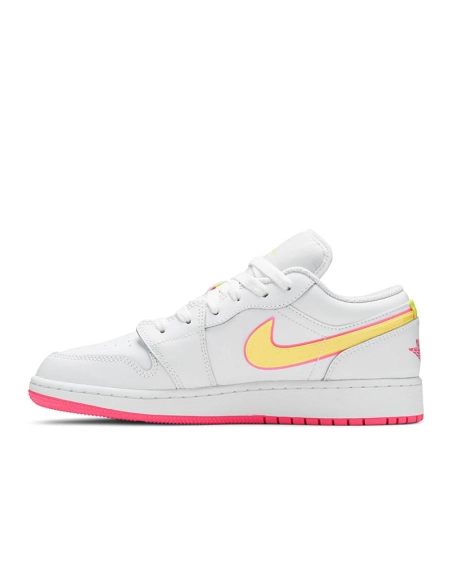 AIR JORDAN 1 LOW GS EDGE GLOW CV4610 100,AIR JORDAN 1 LOW,Air Jordan