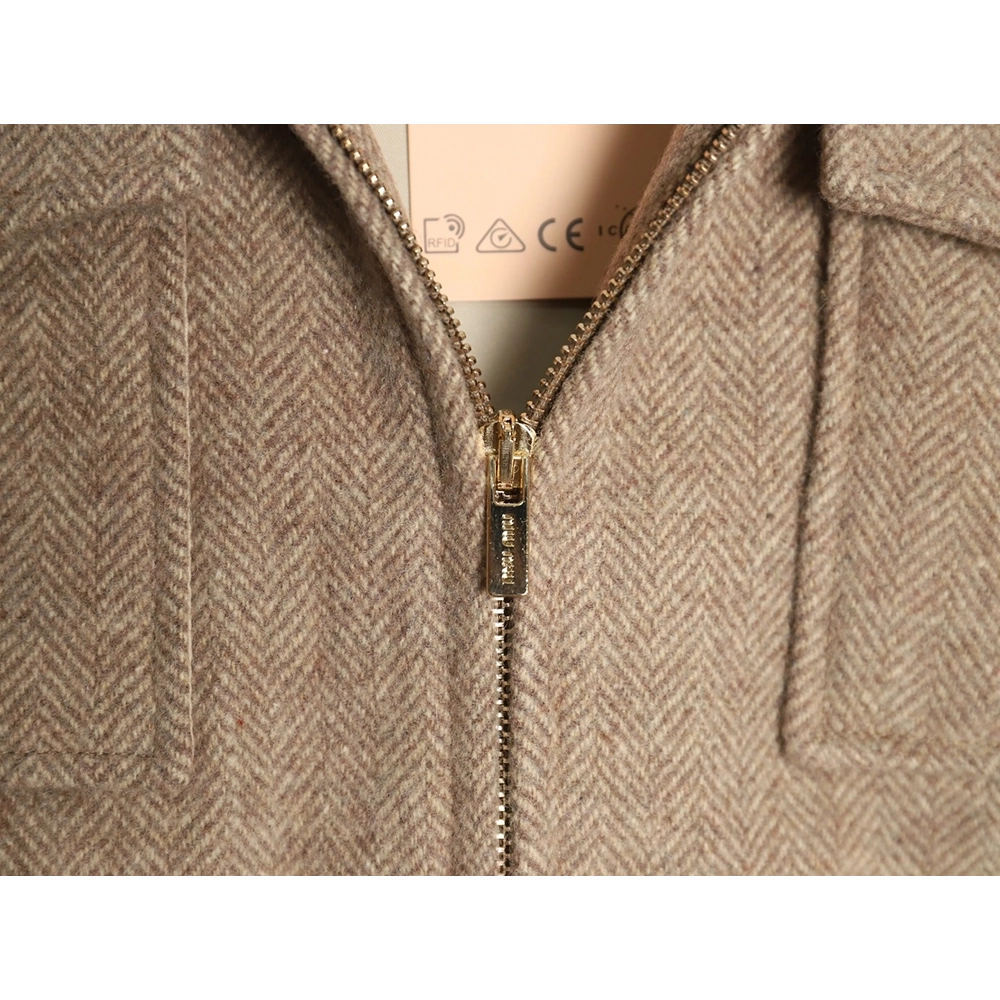 Miu miu herringbone twill pattern jacket,Miu Miu Jacket,Jacket,APPAREL
