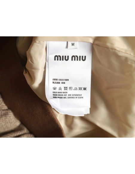 Miu miu herringbone twill pattern jacket,Miu Miu Jacket,Jacket,APPAREL