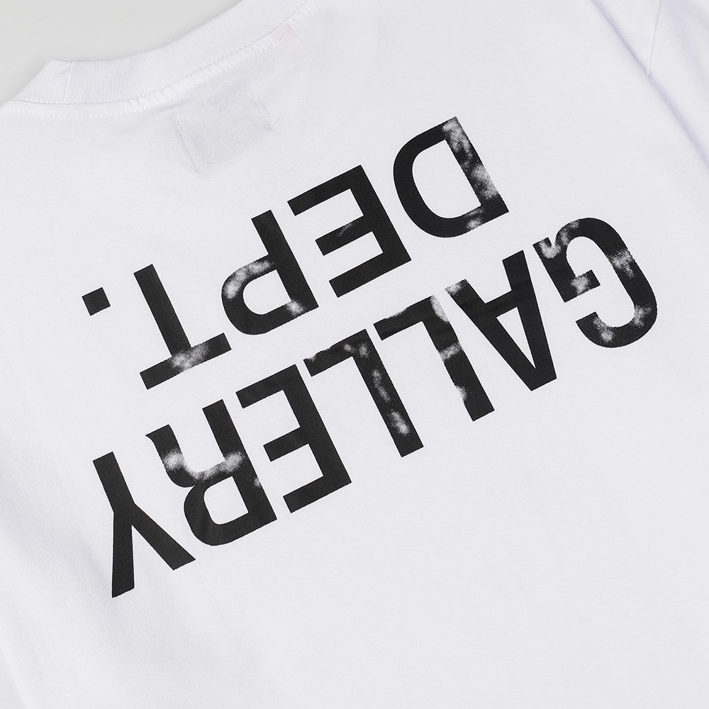 Gallery Dept Reversed Print Short Sleeve TShirt,Gallery Dept,Shorts,APPAREL