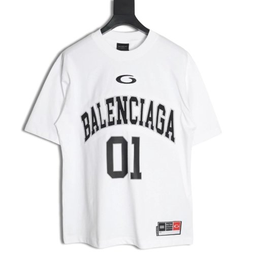 Balenciaga basketball jersey embroidered print shortsleeved Tshirt,Balenciaga T Shirt,Tshirt,APPAREL