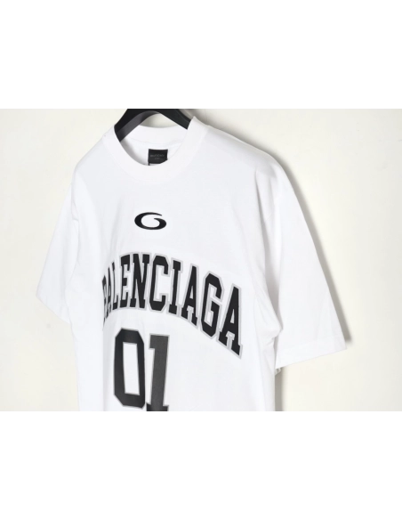 Balenciaga basketball jersey embroidered print shortsleeved Tshirt,Balenciaga T Shirt,Tshirt,APPAREL