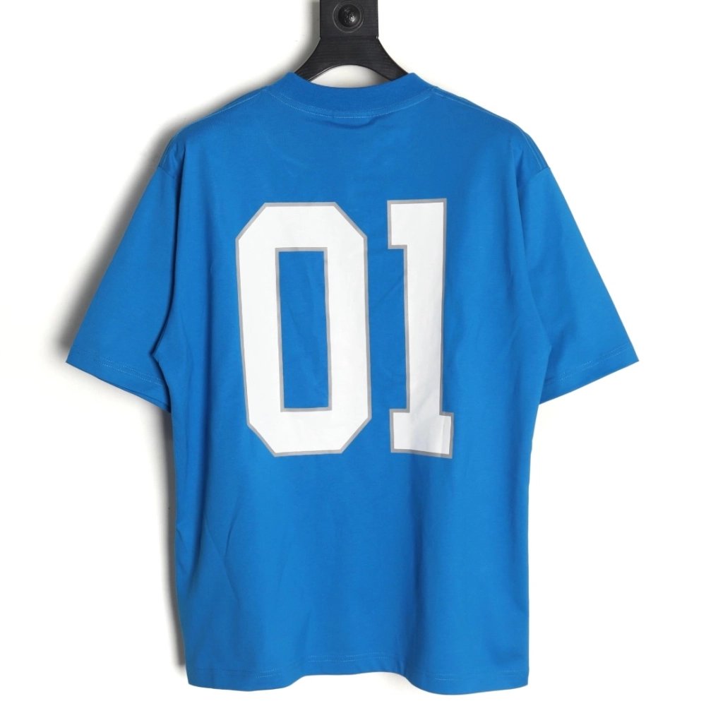 Balenciaga basketball jersey embroidered print shortsleeved Tshirt,Balenciaga T Shirt,Tshirt,APPAREL