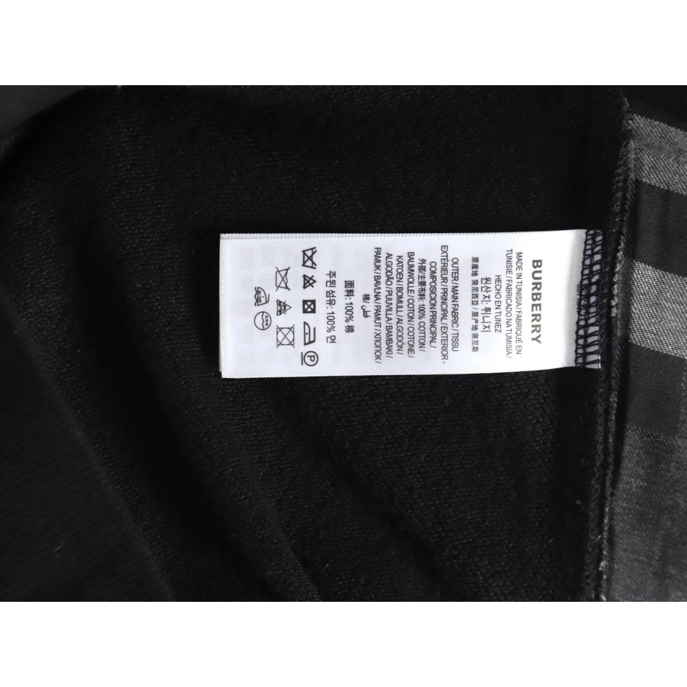Burberry B plaid hooded zipup hooded sweatshirt,Burberry Sweatshirt,Sweatshirt,APPAREL