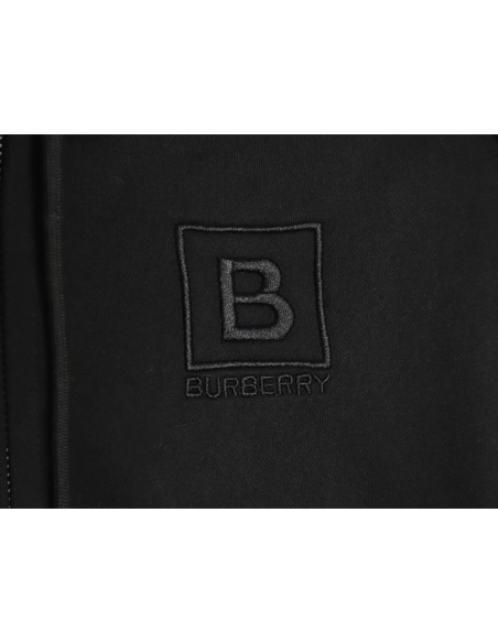 Burberry B plaid hooded zipup hooded sweatshirt,Burberry Sweatshirt,Sweatshirt,APPAREL