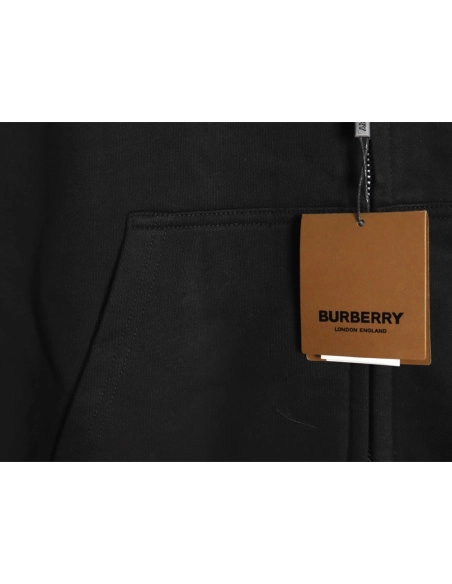Burberry B plaid hooded zipup hooded sweatshirt,Burberry Sweatshirt,Sweatshirt,APPAREL