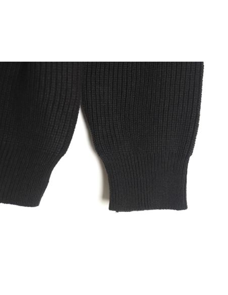 Prada triangle logo iron plate knitted pullover sweater,Prada Sweatshirt,Sweatshirt,APPAREL