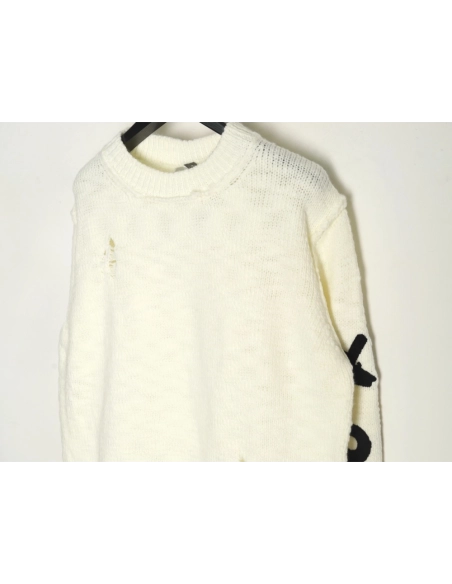 Dior dinosaur chair embroidered crewneck sweater,Dior Sweatshirt,Sweatshirt,APPAREL