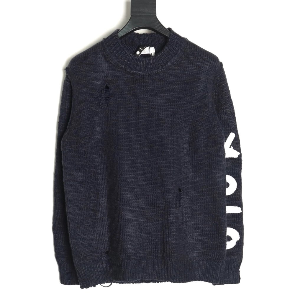 Dior dinosaur chair embroidered crewneck sweater,Dior Sweatshirt,Sweatshirt,APPAREL