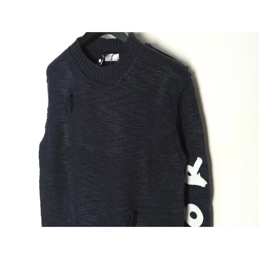Dior dinosaur chair embroidered crewneck sweater,Dior Sweatshirt,Sweatshirt,APPAREL