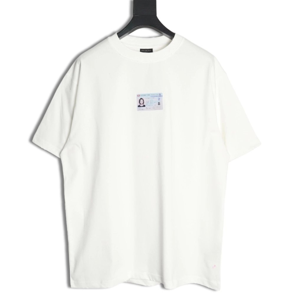Balenciaga ID shortsleeved Tshirt,Balenciaga T Shirt,Tshirt,APPAREL