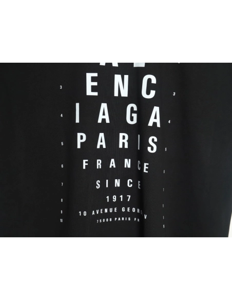 Balenciaga Cut Eye Chart Short Sleeve Tshirt,Balenciaga T Shirt,Tshirt,APPAREL