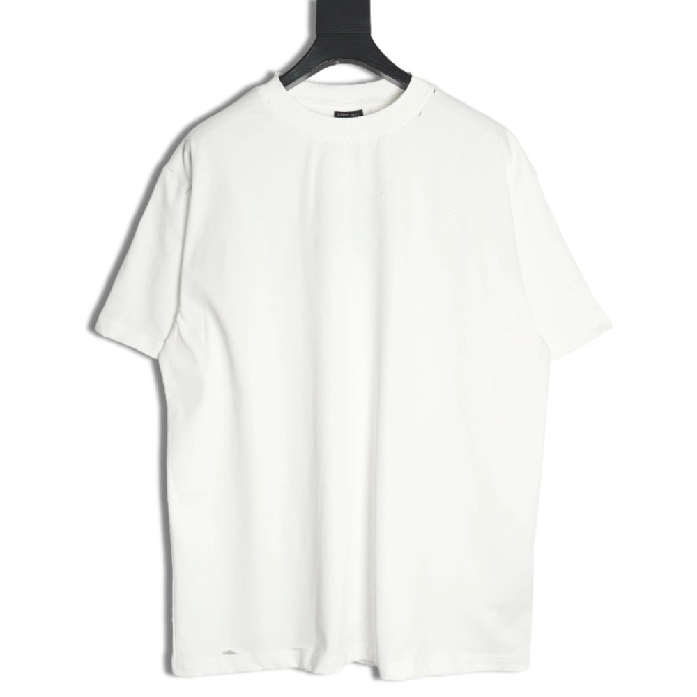 Balenciaga back offset printed shortsleeved Tshirt,Balenciaga T Shirt,Tshirt,APPAREL