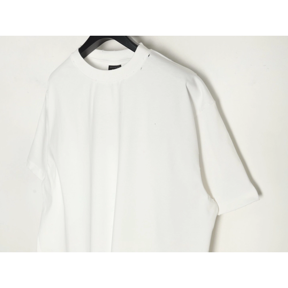 Balenciaga back offset printed shortsleeved Tshirt,Balenciaga T Shirt,Tshirt,APPAREL