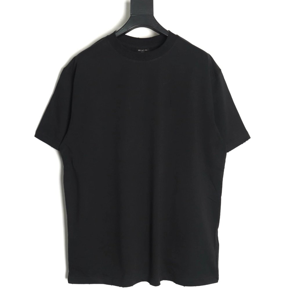 Balenciaga back offset printed shortsleeved Tshirt,Balenciaga T Shirt,Tshirt,APPAREL
