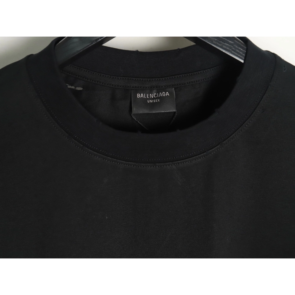 Balenciaga back offset printed shortsleeved Tshirt,Balenciaga T Shirt,Tshirt,APPAREL