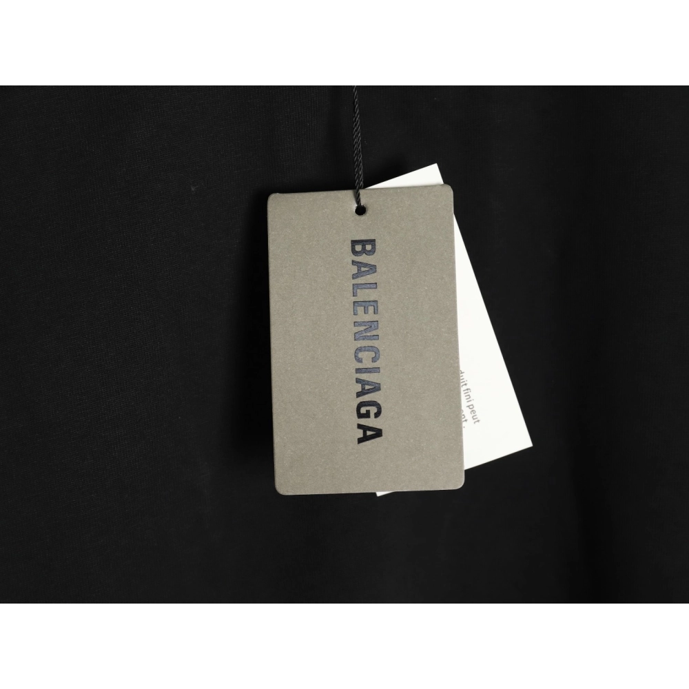 Balenciaga back offset printed shortsleeved Tshirt,Balenciaga T Shirt,Tshirt,APPAREL
