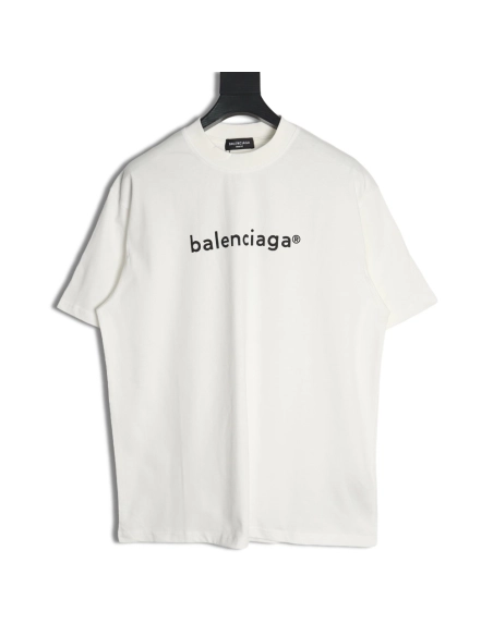Balenciaga Small R Logo Print Short Sleeve Tshirt,Balenciaga T Shirt,Tshirt,APPAREL