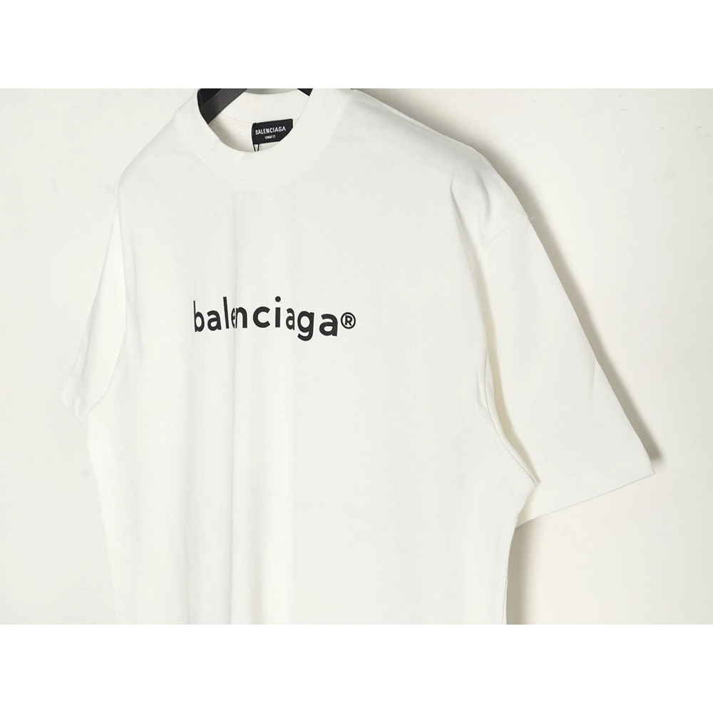 Balenciaga Small R Logo Print Short Sleeve Tshirt,Balenciaga T Shirt,Tshirt,APPAREL
