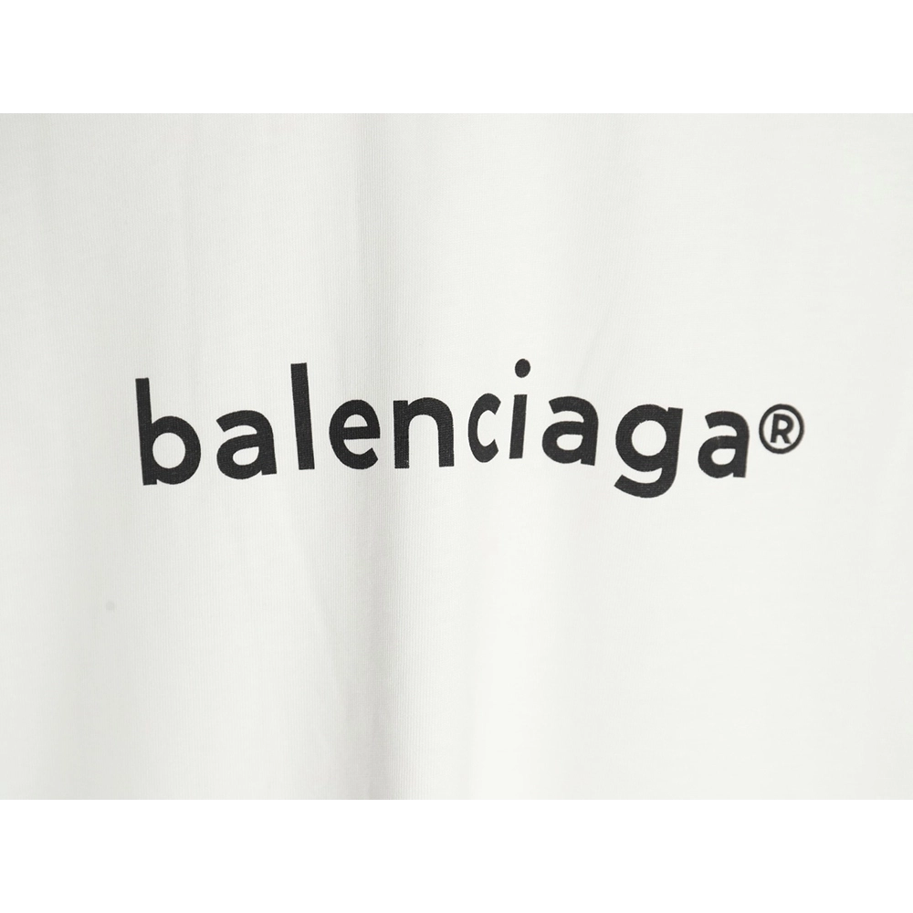 Balenciaga Small R Logo Print Short Sleeve Tshirt,Balenciaga T Shirt,Tshirt,APPAREL