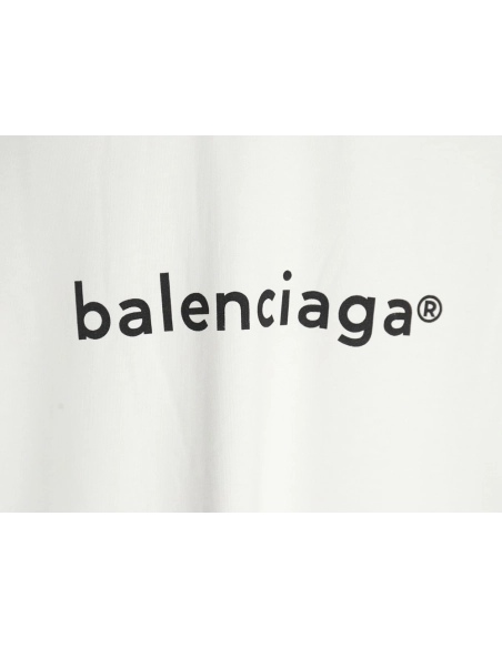 Balenciaga Small R Logo Print Short Sleeve Tshirt,Balenciaga T Shirt,Tshirt,APPAREL