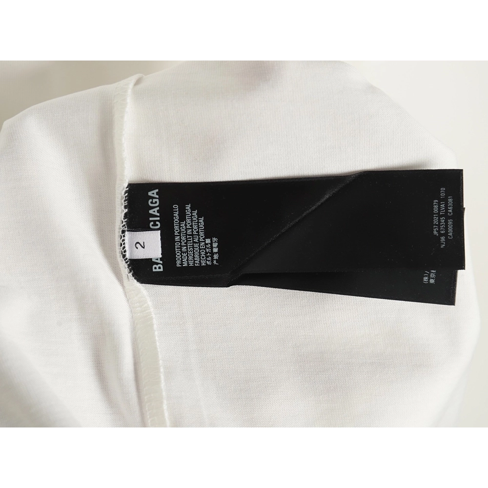 Balenciaga Graffiti Small Letters Print Short Sleeve Tshirt,Balenciaga T Shirt,Tshirt,APPAREL