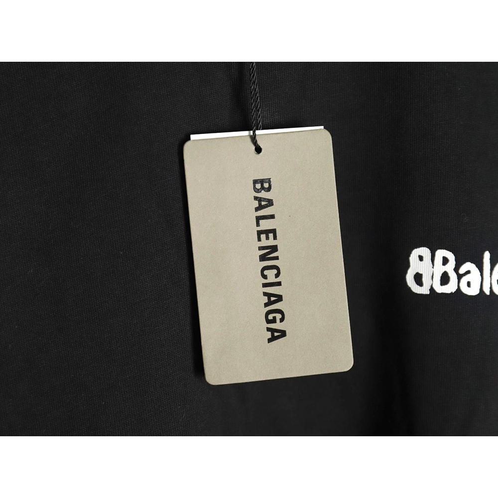 Balenciaga Graffiti Small Letters Print Short Sleeve Tshirt,Balenciaga T Shirt,Tshirt,APPAREL