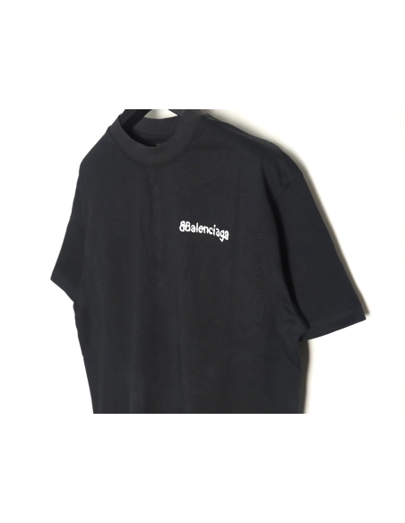 Balenciaga Graffiti Small Letters Print Short Sleeve Tshirt,Balenciaga T Shirt,Tshirt,APPAREL