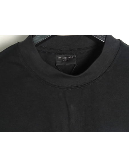 Balenciaga Graffiti Small Letters Print Short Sleeve Tshirt,Balenciaga T Shirt,Tshirt,APPAREL