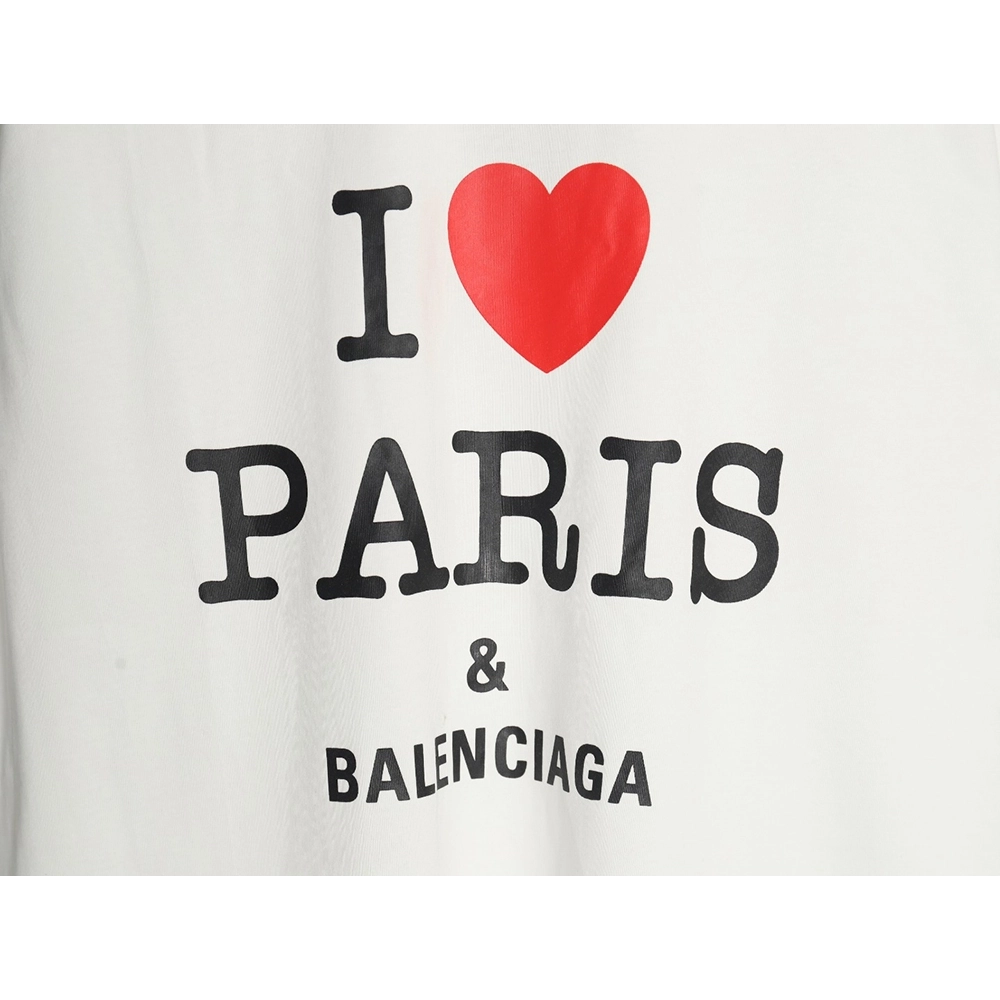 Balenciaga Valentines Day limited edition heart print shortsleeved Tshirt,Balenciaga T Shirt,Tshirt,APPAREL