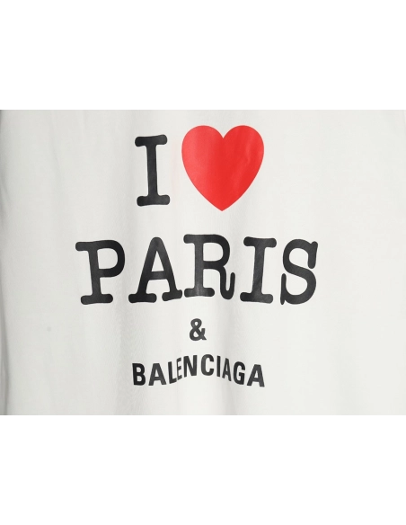 Balenciaga Valentines Day limited edition heart print shortsleeved Tshirt,Balenciaga T Shirt,Tshirt,APPAREL