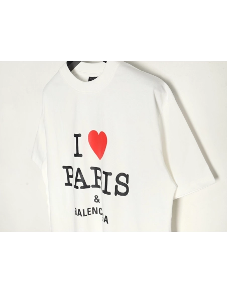 Balenciaga Valentines Day limited edition heart print shortsleeved Tshirt,Balenciaga T Shirt,Tshirt,APPAREL