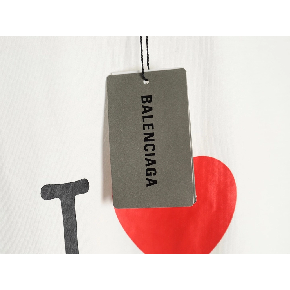 Balenciaga Valentines Day limited edition heart print shortsleeved Tshirt,Balenciaga T Shirt,Tshirt,APPAREL