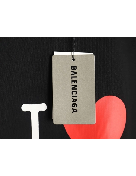 Balenciaga Valentines Day limited edition heart print shortsleeved Tshirt,Balenciaga T Shirt,Tshirt,APPAREL