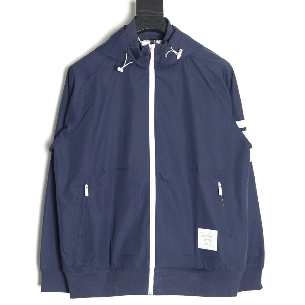 Thom Browne Four Bar Trench Coat,Thom Browne Jacket,Jacket,APPAREL