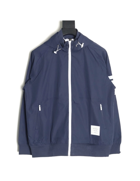 Thom Browne Four Bar Trench Coat,Thom Browne Jacket,Jacket,APPAREL