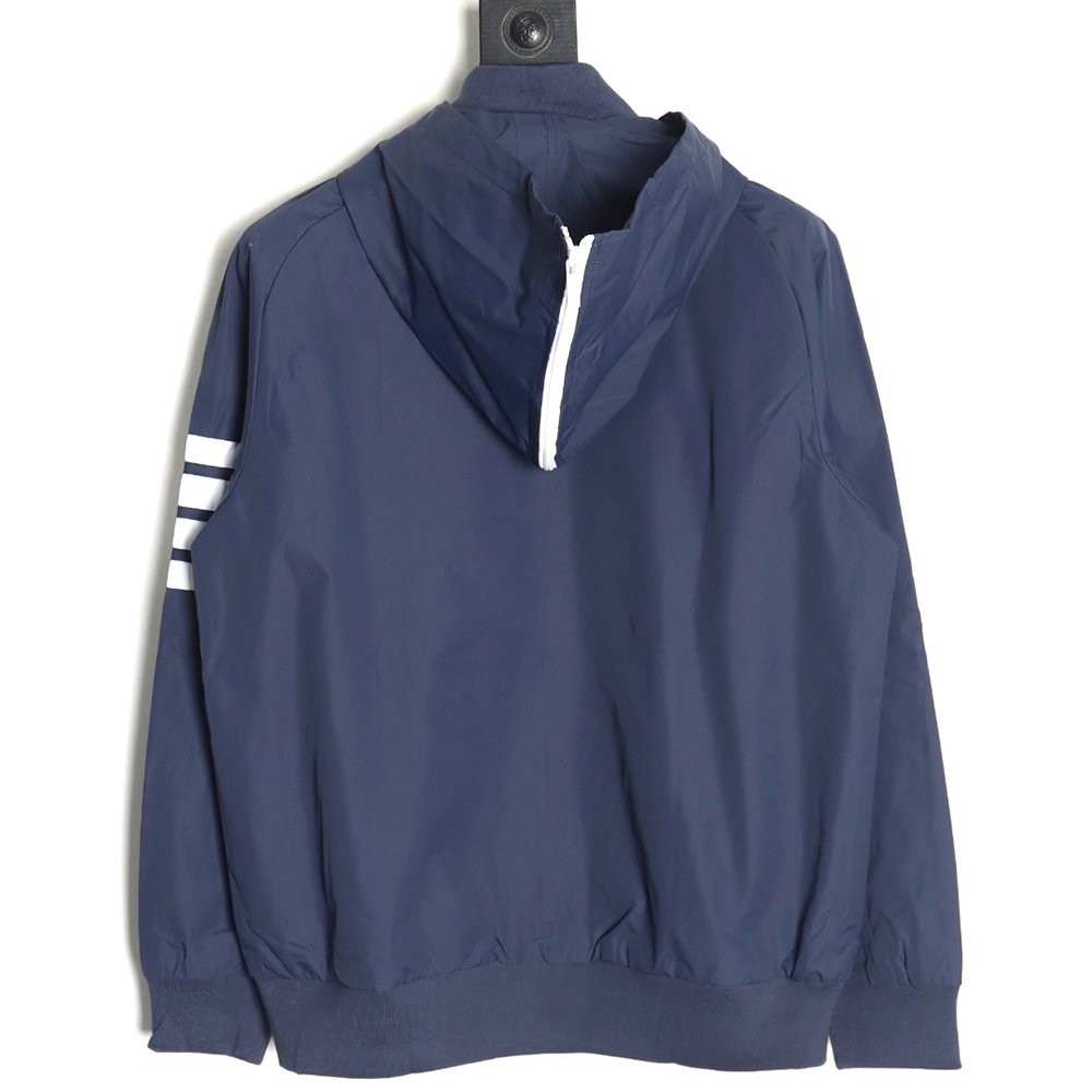 Thom Browne Four Bar Trench Coat,Thom Browne Jacket,Jacket,APPAREL